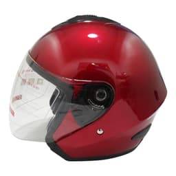 Casco Full Face Bx510 Talla M Color Burgundhy Certificado ECE Rojo
