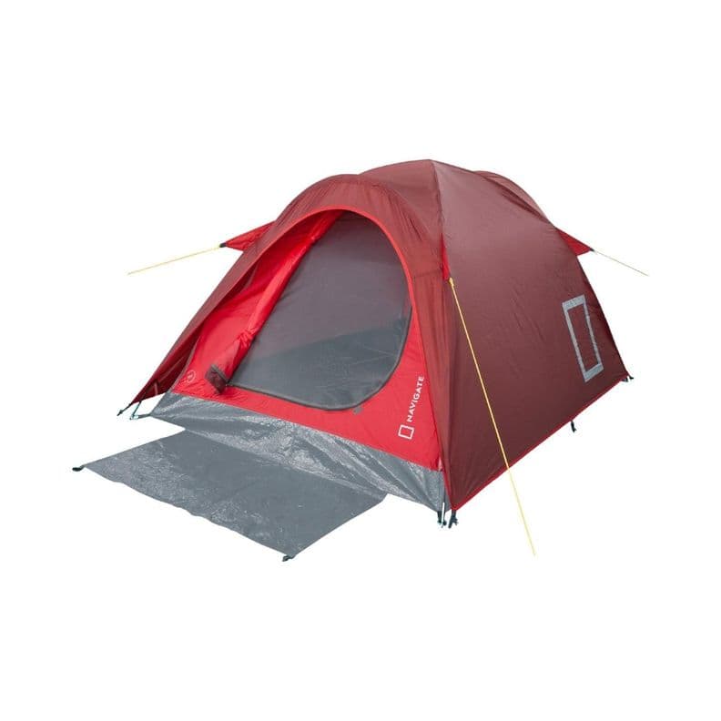 Carpa Camping 6 Personas Fresno National Geographic Rojo