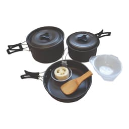 Set De Cocina Camping 4 Personas National Geographic Gris