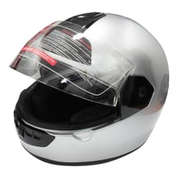 Casco Full Face Bx603 Talla M Silver Certificado DOT Plata