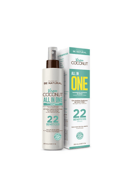 All in One 22 Beneficios Virgin Coconut Be Natural 250ml Blanco