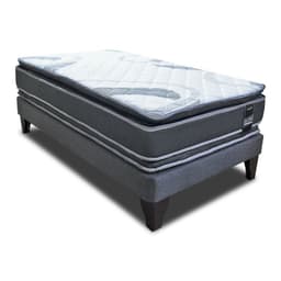 Cama Europea Sleepwell Pocket Dual Side 1.5 Plaza Negro