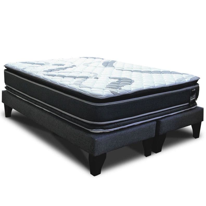 Cama Europea Sleepwell Pocket Dual Side SUPER KING Negro
