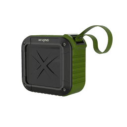 Parlante Bluetooth Outdoor IPX6 NFC FM 10 Horas W-KING S7 Verde