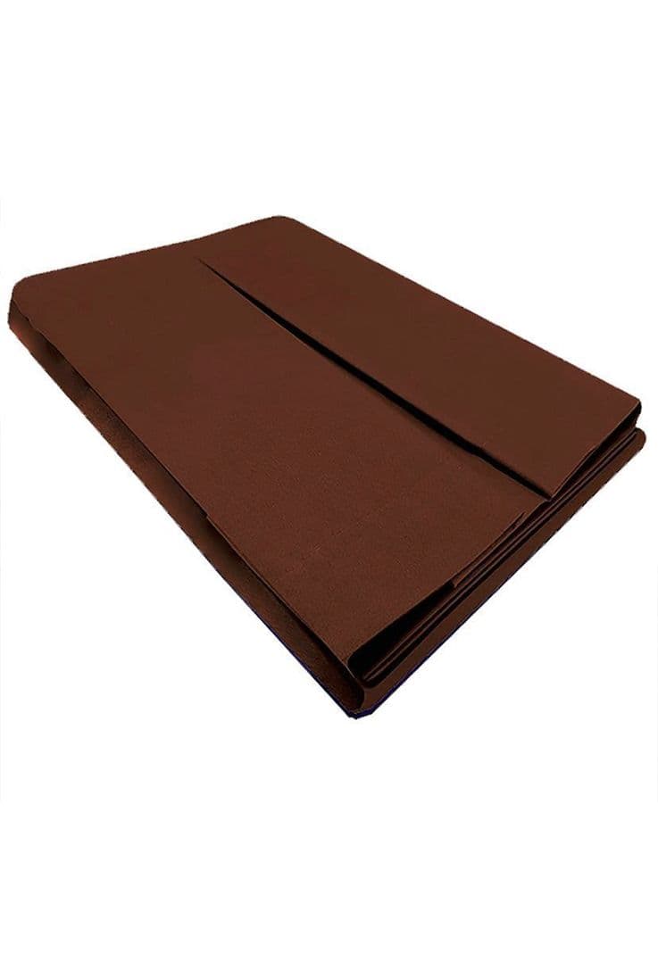 Faldon 200 hilos queen liso chocolate Cafe