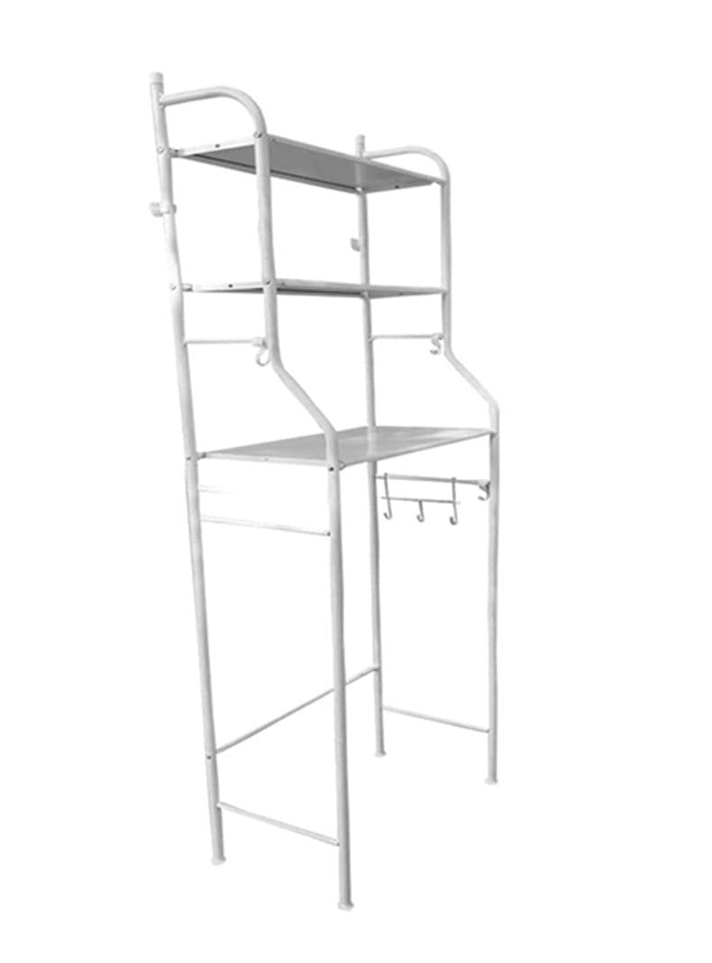 Organizador rack estante de bano Blanco