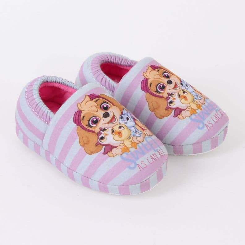 Pantufla Nina Rayas Skye & Friends Rosado Paw Patrol 23