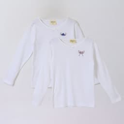 Bipack Camiseta Escolar Nina Manga Larga Blanco Lilo Stitch 12