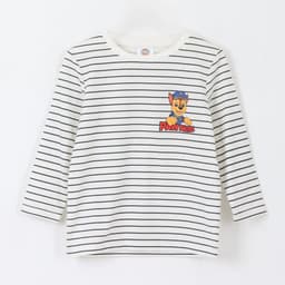 Polera Manga Larga Nino Rayas Blanco Paw Patrol 6