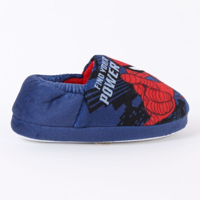 Pantufla Nino Find Your Power Spiderman Azul Marvel 25