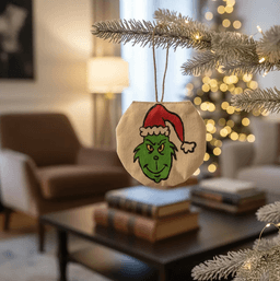 El Grinch 5 adornos navidenos pintados a mano para colgantes arbol navidad