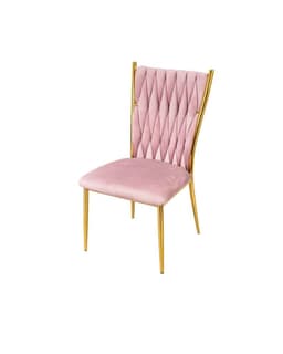 SILLA DORADA PARA COMEDOR ARTHUR Palo Rosa
