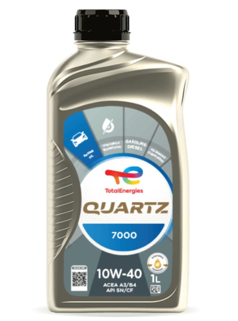 Lubricante Motor 10w40 Total Quartz 7000 1 Litro Amarillo