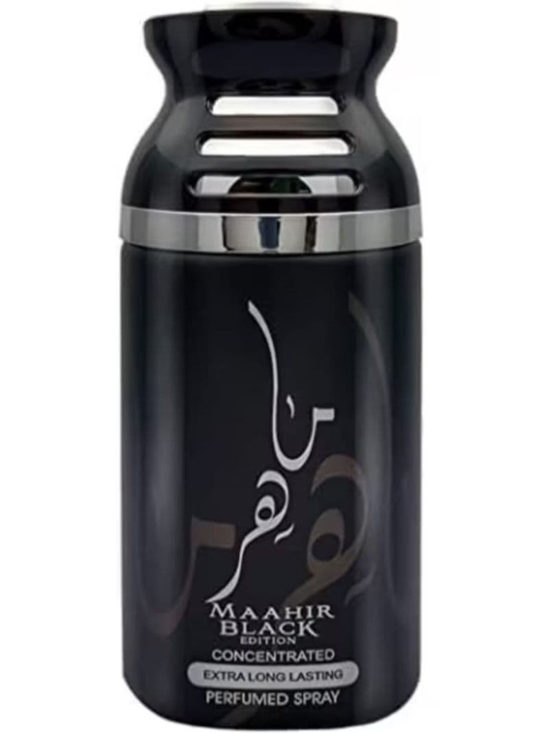 PERFUME LATTAFA MAAHIR BLACK DESODORANTE 250ML