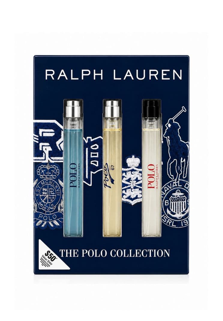 PERFUME RALPH LAUREN MINI ESTUCHE3 PZAS POLO RED EDT 10ML+POLO 67 EDT 10ML+POLO BLUE EDT 10ML