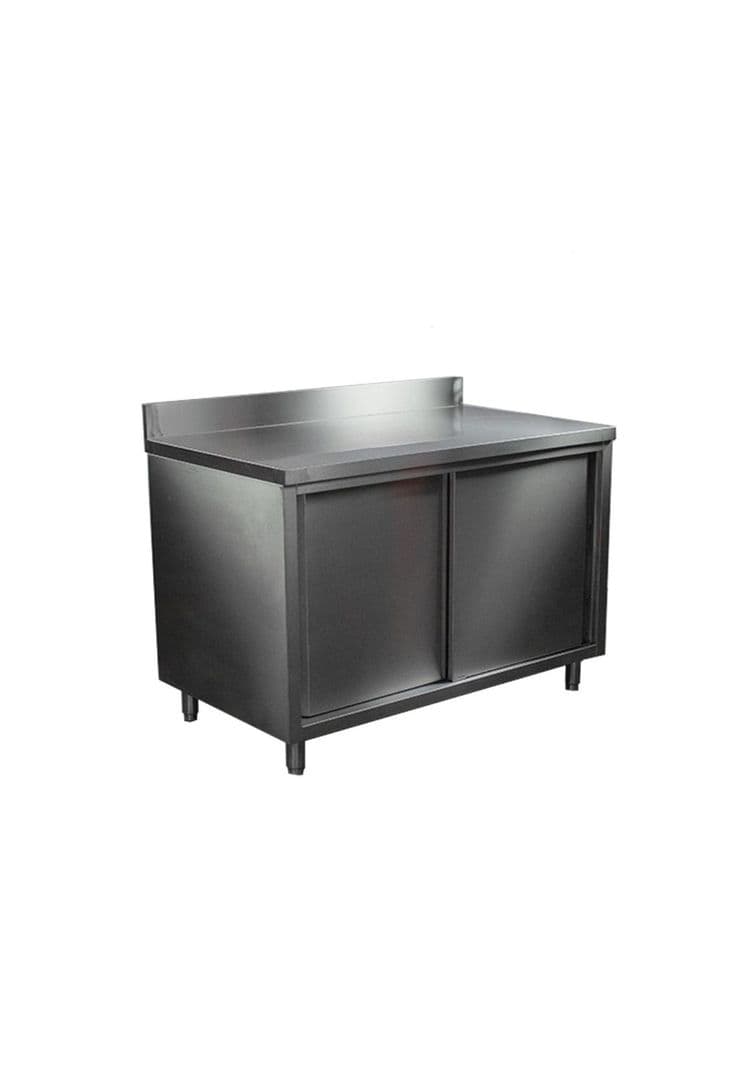 MESON MURAL CON PUERTAS 140x60x85 cm Gris