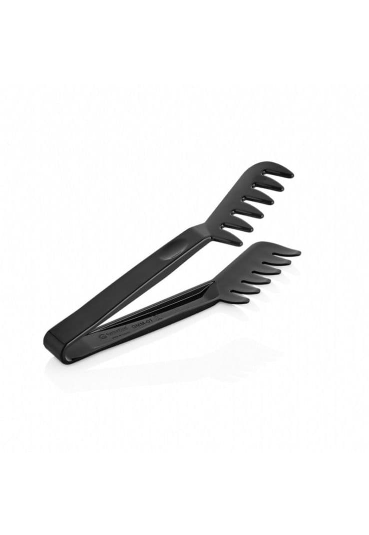 TENAZA POLICARBONATO DENTADA NEGRO 22 CMS Plateado Metalico