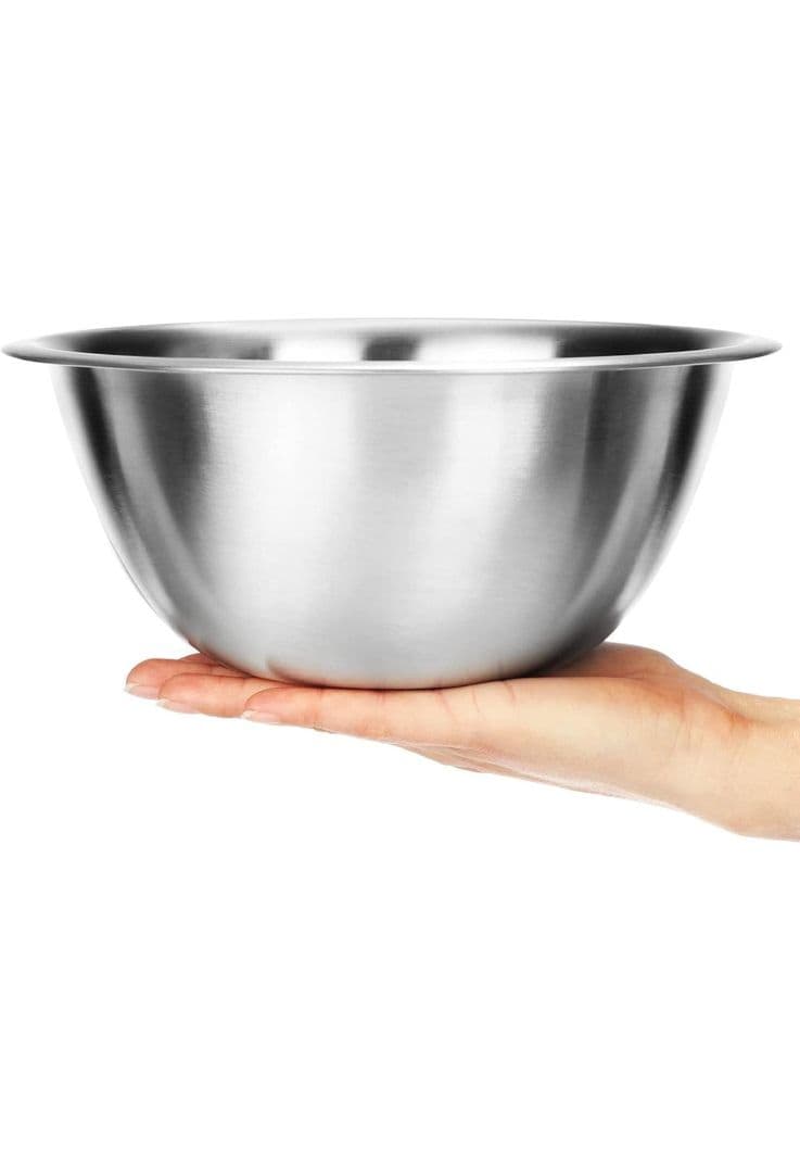 BOWL ACERO INOX 22 X 8 CM Plata