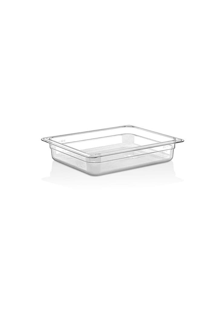 CONTENEDOR POLICARBONATO TRANSPARENTE 1/2x65 cms