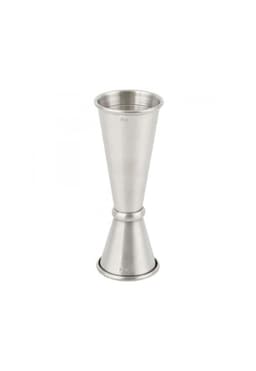 MEDIDOR DE TRAGOS ESTILO JAPONES 25/50 ml Plata 29-30