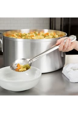 CUCHARA CALADA ACERO INOX 46 CM Gris