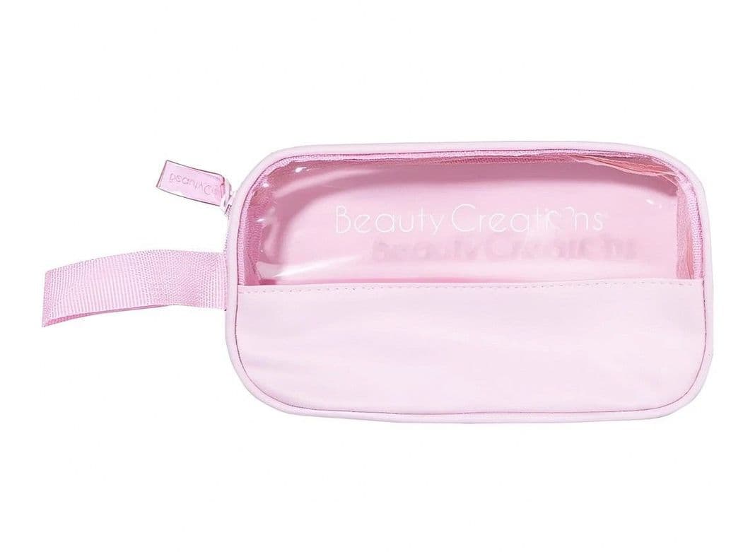 Cosmetiquero Pink Clear Pequeno Beauty Creations Rosado S
