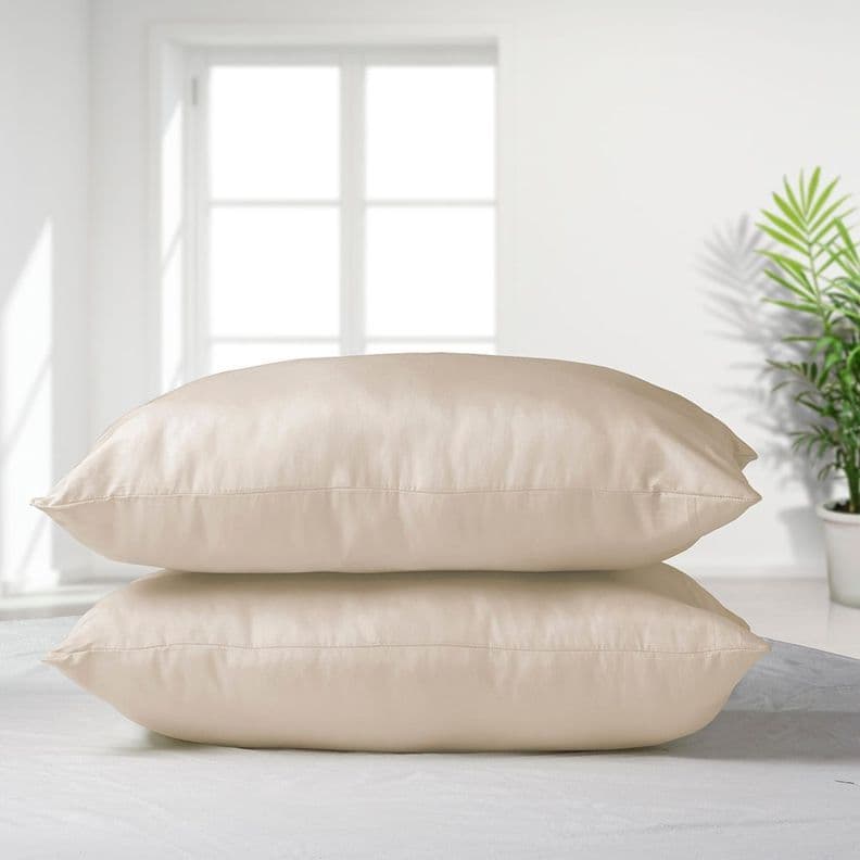 Set 2 almohadas premium Eco colores 50x70 Crudo Crema