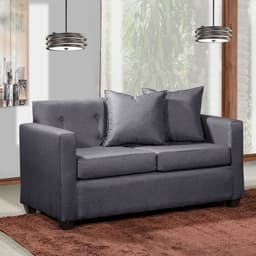 Sof 2c Gramado tela Gris oscuro 130x70x83