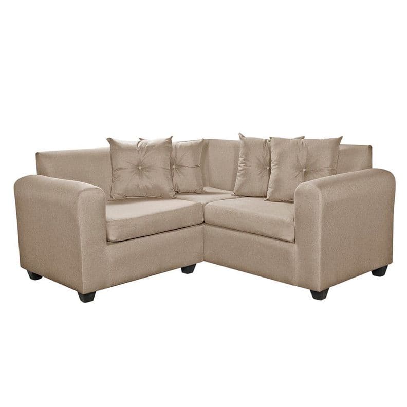 Seccional Esquinero Recife Tela Beige 160x160x78