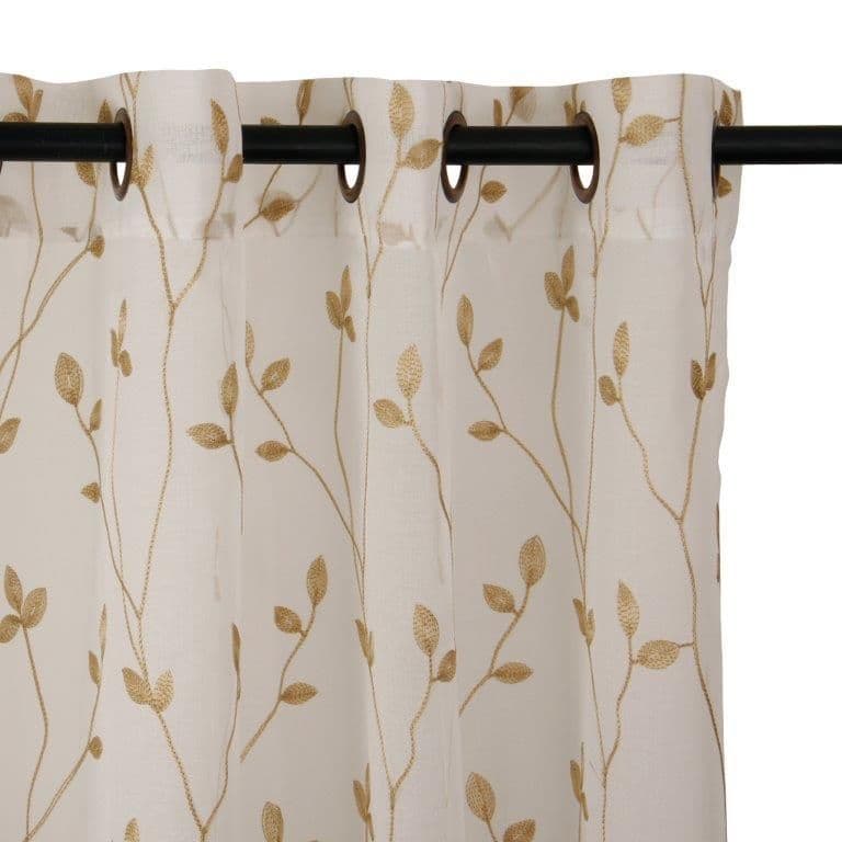 Set Teresita Velo Bordado 1.40 X 2.25 Beige