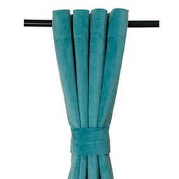 Cortina Felpa New Velvet 140x220 Cm Turquesa