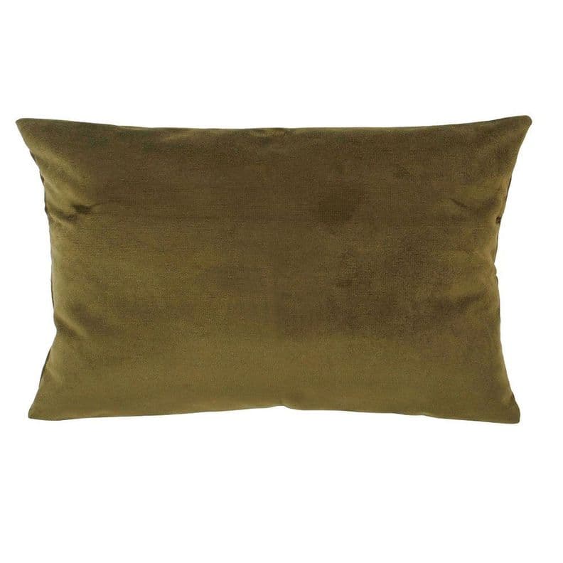 Cojin Felpa New Velvet 30X60 OLIVE Verde Olivo