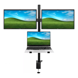 Soporte Escritorio Monitor Notebook Triple 10-32 Brazo Aspor
