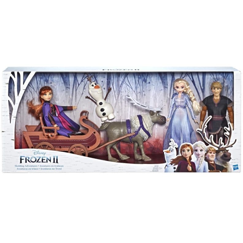 Juguete Aventuras Frozen II Con Trineo Y Personajes Disney
