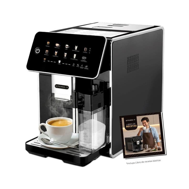 Cafetera Espresso Super Automatica Latte Deluxe Negro