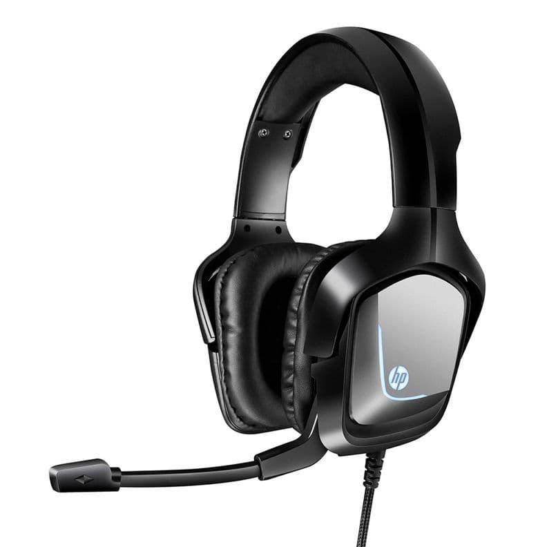 Audifono Gamer HP Estereo 4 Polos Microfono Flexible H220S Negro