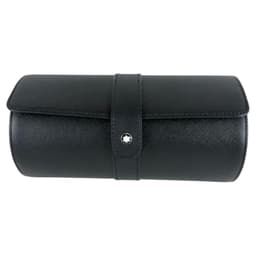 Estuche Montblanc 2 Relojes Negro