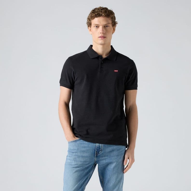 Polera Hombre Regular Fit Lisa con Logo Negro Levis 35883-0007 XXL