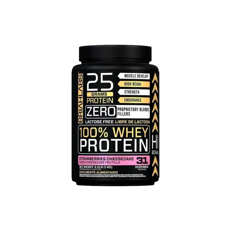 PROTEINA 100% WHEY PROTEIN 1 KILO STRAWBERRY CHEESECAKE - BRIAHLABS