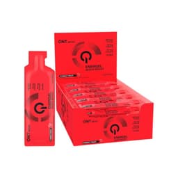 BOX 25 GELES ENERGETICOS ENERGEL QUICK BOOST LEMON LIME 55ML - QNT Rojo Frutilla