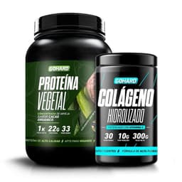 PACK PROTEINA VEGETAL CACAO ORGANICO + COLAGENO HIDROLIZADO SIN SABOR - GOHARD Diseno 1