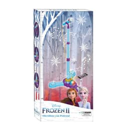 Microfono Con Pedestal Frozen Pronobel Azul