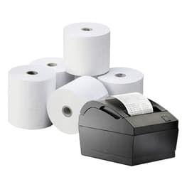 Pack 5 Rollos Papel Termico de Impresion 80x80mm Blanco