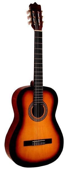 GUITARRA CLASICA 39 SET SUNBURST ALAGUEZ Cafe