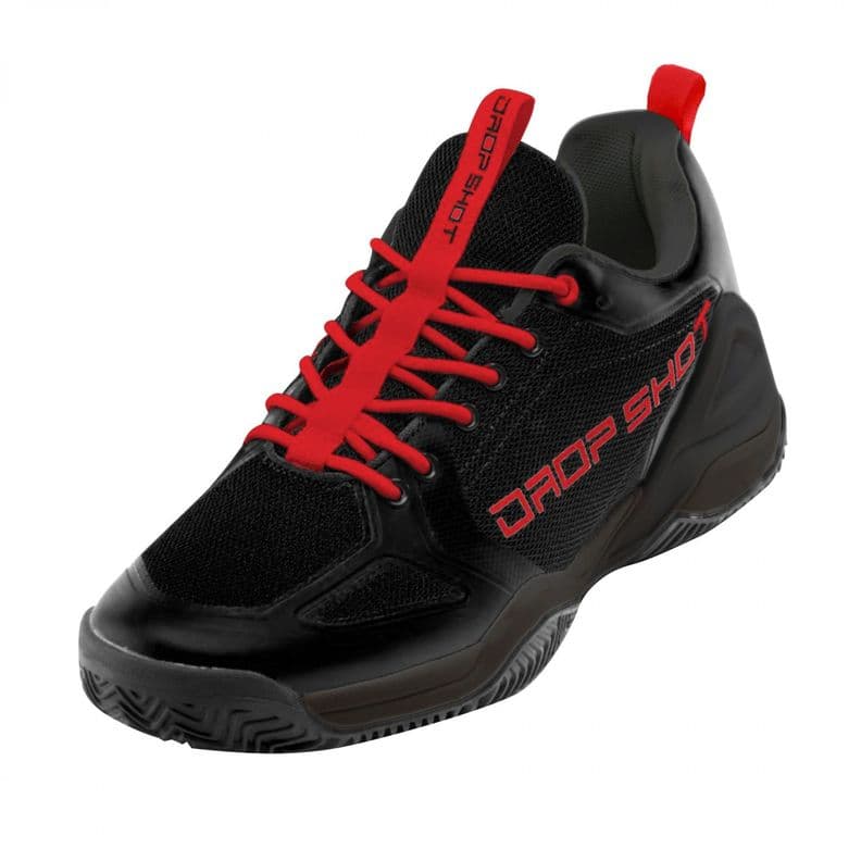 ZAPATILLA PADEL DROP SHOT DORAMA NEGRO/ROJO 2023 39