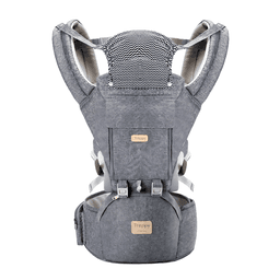 Portabebe Ergonomico 3 En 1 Multifuncional Mochila Infantil Gris