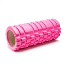 Rodillo Resina Para Yoga Masaje Muscular Ejercicio Rosado