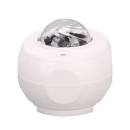Proyector Led Luces y Estrellas 360o Con Bluetooth y Musica Blanco