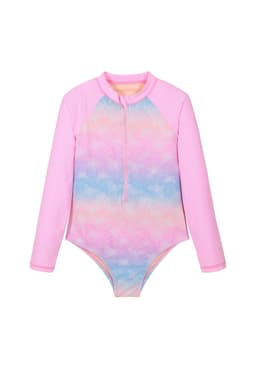 Traje de Bano Nina M/Larga UV50 H2O Wear Rosado 4
