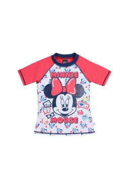 Nina Polera UV+50 Minnie Mouse Disney Blanco-Azul 6